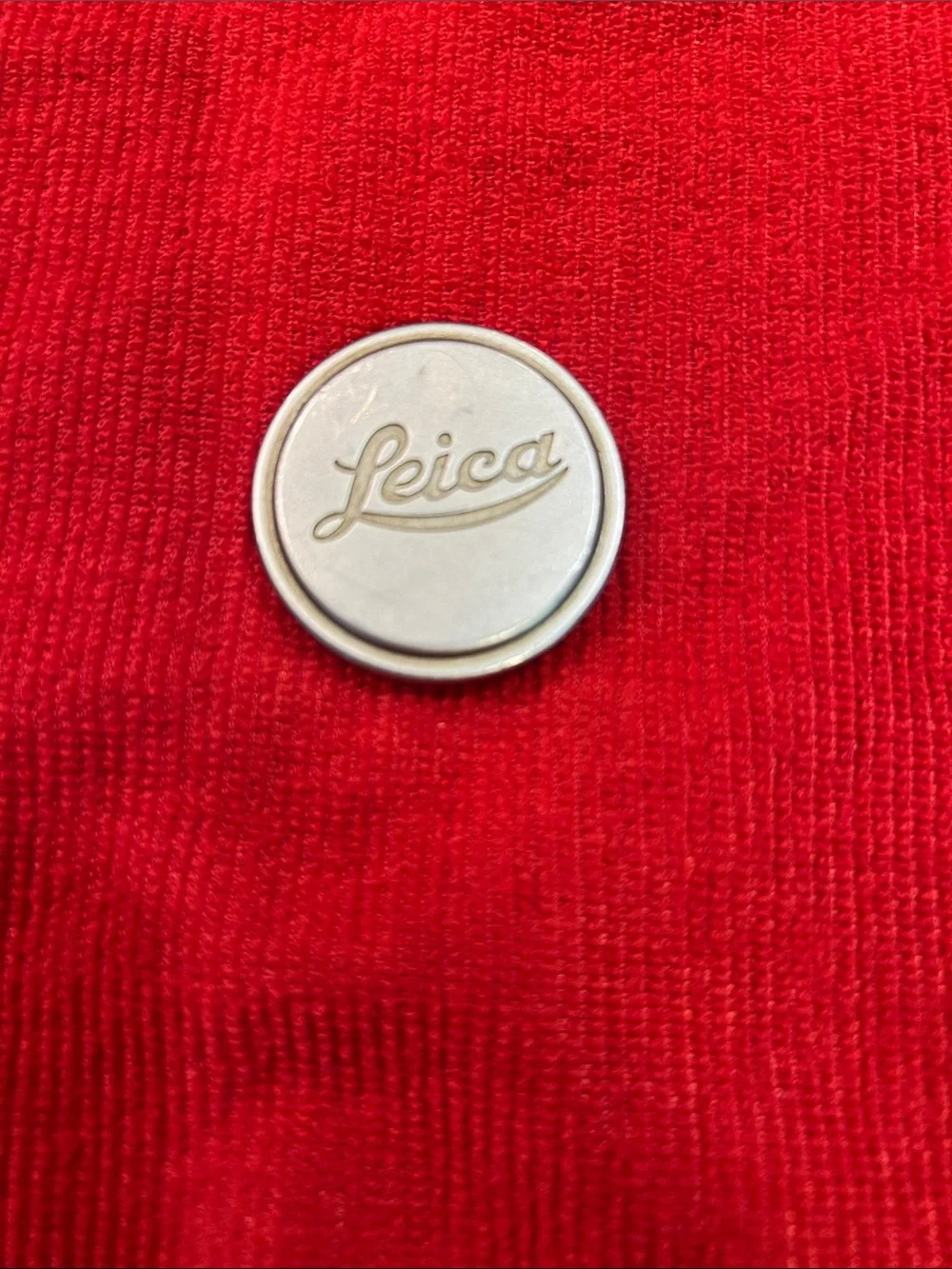 Leica Vintage Camera Lens Cap With Logo